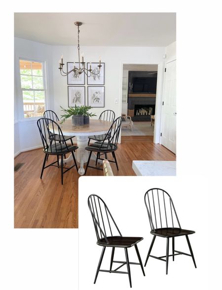 My kitchen dining chairs on sale 30% off today. Made of sturdy metal legs and back with wood seat, set of 2.

#LTKHome #LTKFamily #LTKSaleAlert