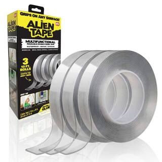 Alien Tape 10 ft. Multi-Surface Tape Reusable Double-Sided (3-Pack) | The Home Depot