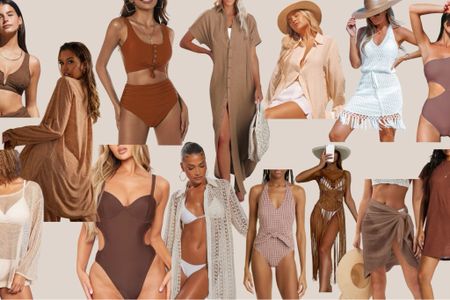 Monochromatic nudes for a beach or pool day at your bachelorette party! 

#LTKtravel #LTKstyletip #LTKwedding
