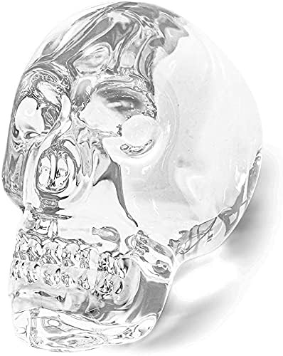 Juvale Crystal Skull, Glass Home Decor (2 x 3.4 x 3.4 in) | Amazon (US)