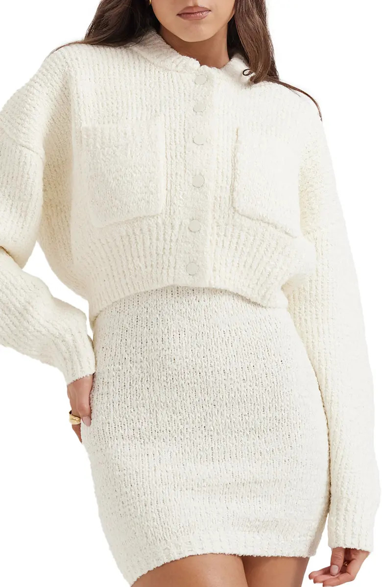 Salilah Chenille Bomber Cardigan | Nordstrom