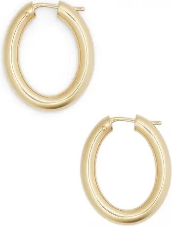 Roberto Coin Oval Hoop Earrings | Nordstrom | Nordstrom