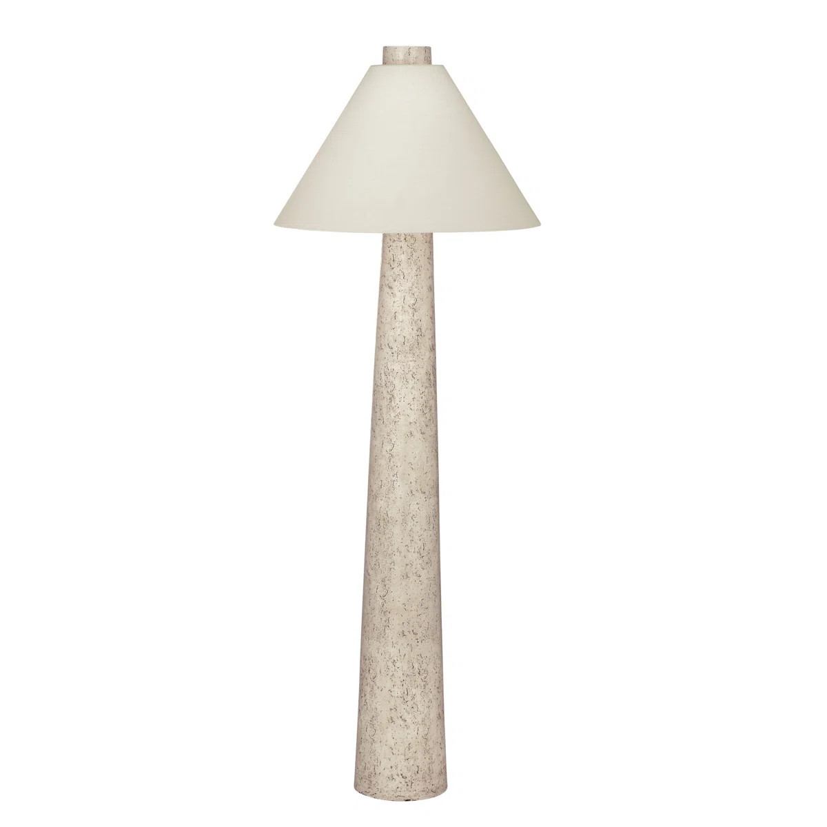 Sanibel 63" Textured Cream Floor Lamp | Wayfair North America