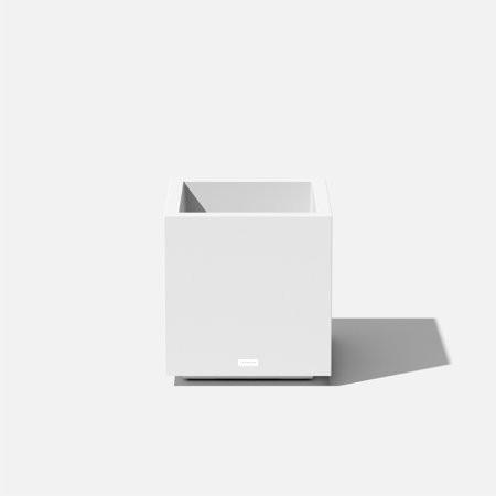 Veradek Block Series Cube Small Planter White | Walmart (US)