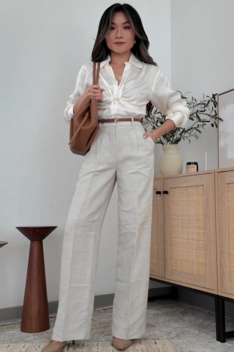 White & Cream Outfit Ideas for Fall 

▶  my measurements: 5’2” / 100 lbs / 32B / 00 bottoms
▶  watch the full video on YouTube 

LOVE the classic all white or all cream color combination - its so beautiful and feminine

This combination looks amazing when you pair different materials like a satin shiny top and linen pants

#LTKStyleTip #LTKWorkwear #LTKSeasonal