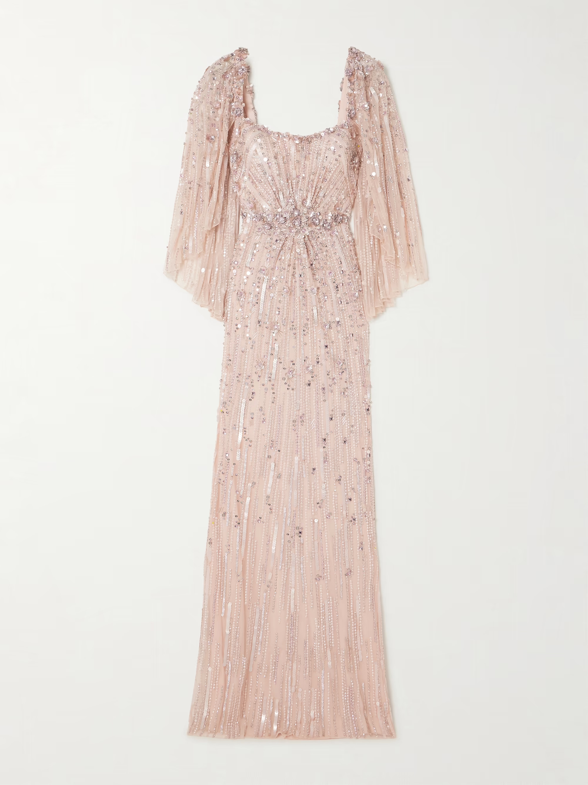 Bright Star embellished sequined tulle gown | NET-A-PORTER (UK & EU)