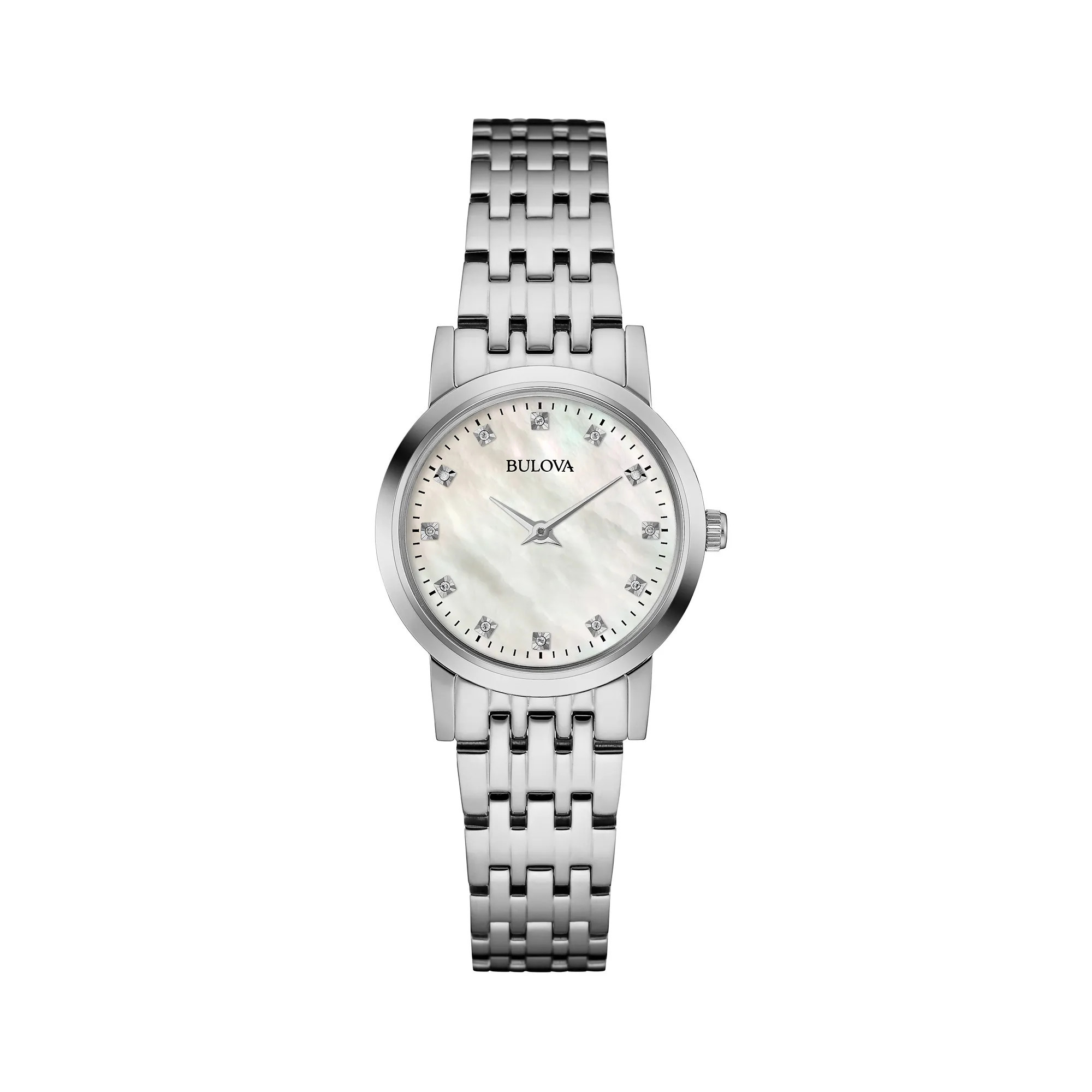 Ladies' Classic Dress Watch | Stainless Steel | Mother of Pearl/Silver | Bulova | Helzberg Diamonds