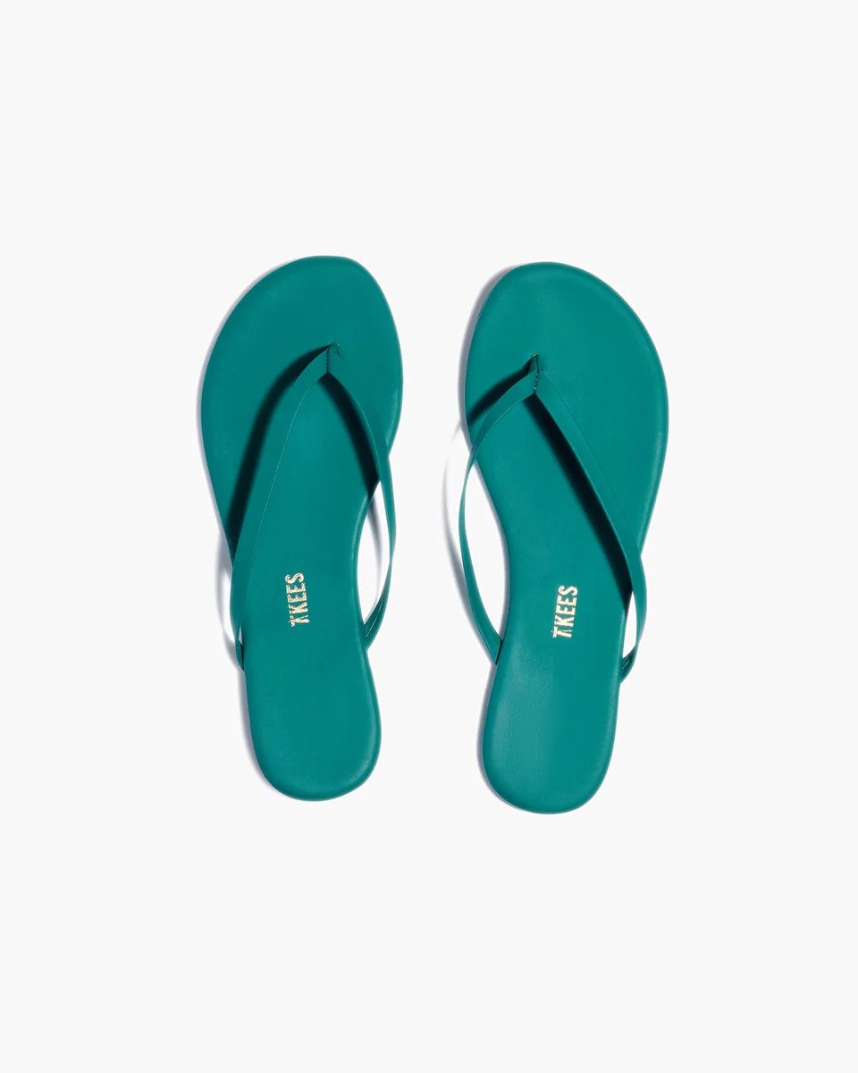 Lily Pigments in Emerald | Flip-Flops | Women's Footwear | TKEES