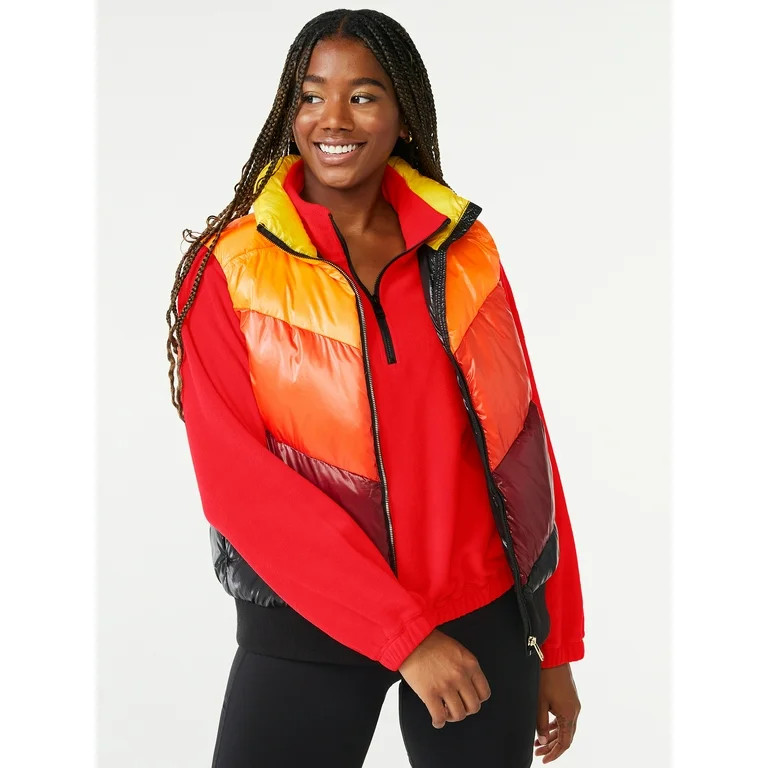 Love & Sports Women's Colorbocked Vest | Walmart (US)
