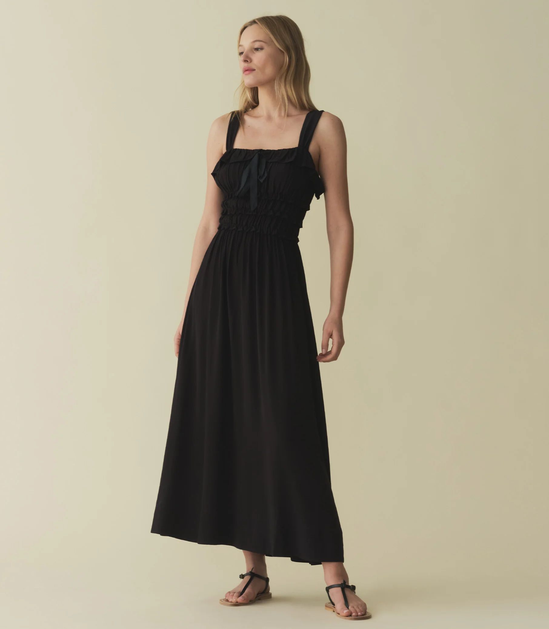Carolynn Dress - Black | DÔEN | DOEN