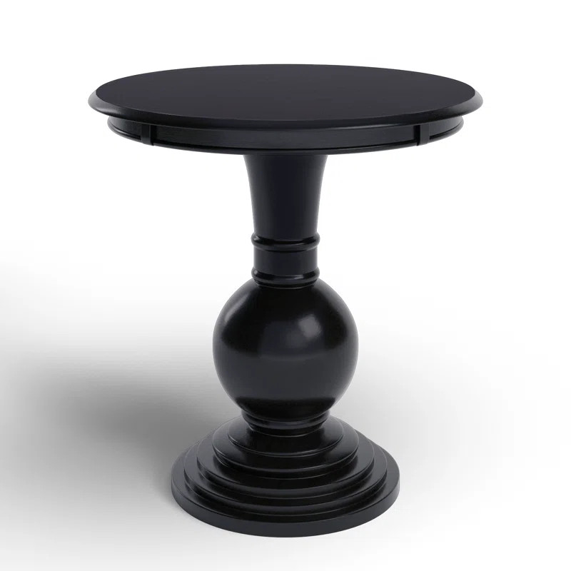 Knight 26” Round Pedestal End Table | Wayfair North America