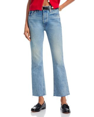 Mother The Tripper Flood Fray Jeans in Left In The Dust | Bloomingdale's (US)