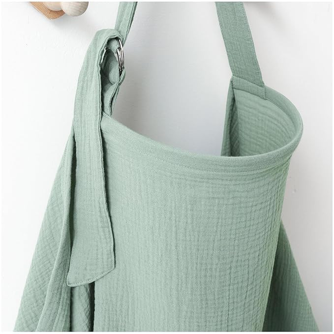 Muslin Nursing Covers for Breastfeeding, Privacy Breast Feeding Cover with Arch Neckline for Mom ... | Amazon (US)