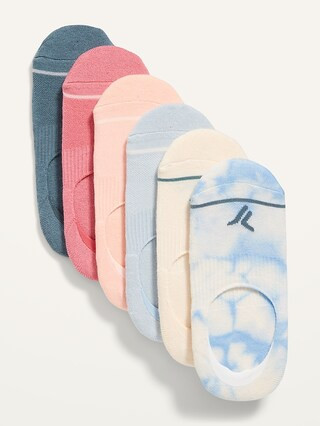No-Show Performance Socks 6-Pack for Women | Old Navy (US)