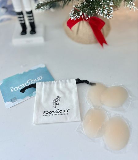 Tired of your feet hurting all night at holiday parties? I am so excited to have the FOOTCLOUD feet pads this season! They stick to the ball and heel of your foot and give you a little extra padding in each step. I love them! #ad @thefootcloud #thefootcloud 

#LTKSeasonal #LTKfindsunder50 #LTKstyletip