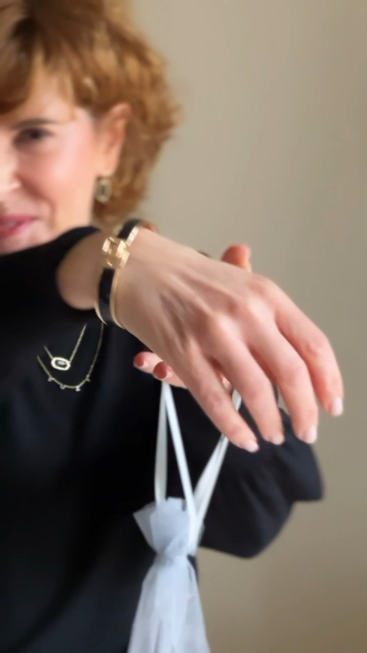 It’s Random Acts of Kindness Day, and I’m sharing Chico’s new Click Bangle bracelet with my daughter-in-law. 

This weekend, Chico’s has 25% off regular priced items and their bracelets are 2/$45 or 3/$49. 

It’s time to work on your stack!

#LTKstyletip #LTKfindsunder50 #LTKsalealert