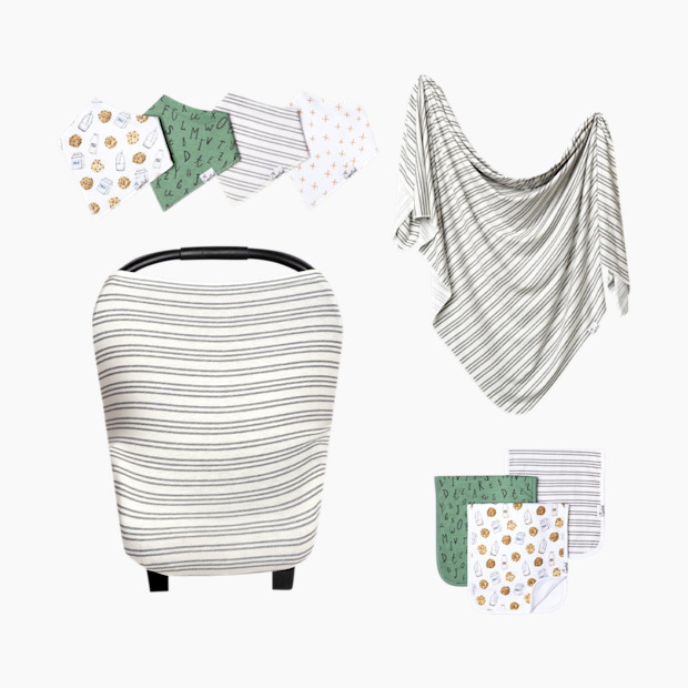 Copper Pearl Best Sellers Bundle in Chip Size 46"" Square | 100% Cotton | Babylist