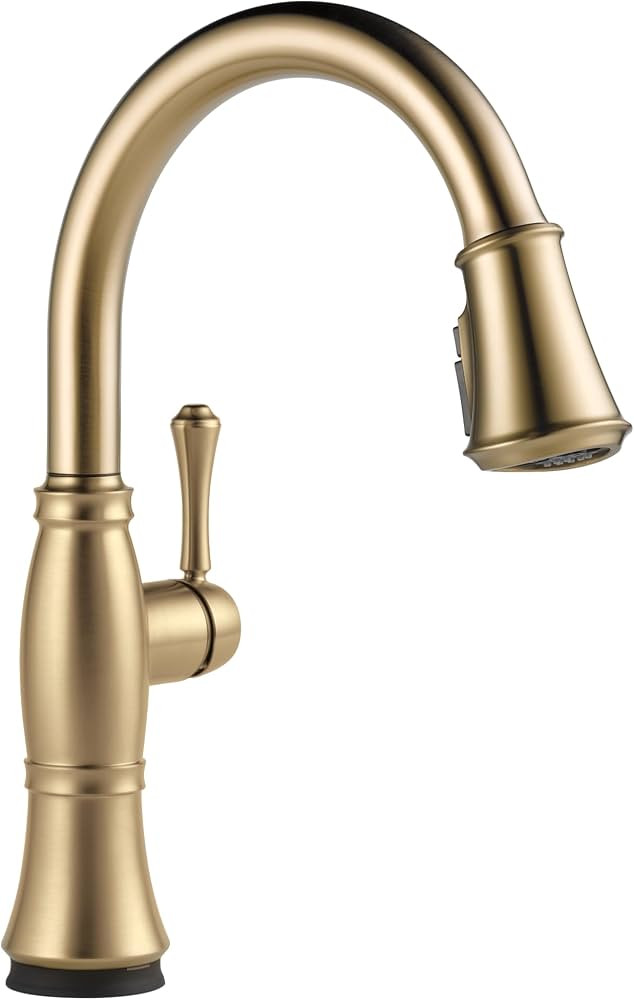 Delta Cassidy Touchless Kitchen Faucet with Touch Technology, Brushed Gold Kitchen Sink Faucet wi... | Amazon (US)
