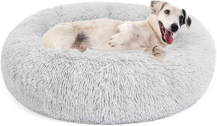 MIXJOY Orthopedic Dog Bed Comfortable Donut Cuddler Round Dog Bed Ultra Soft Washable Dog and Cat... | Amazon (US)