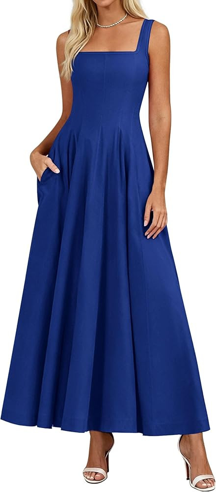 PRETTYGARDEN Cocktail Dresses for Women Formal 2026 Summer Sleeveless A Line Long Flowy Spring We... | Amazon (US)
