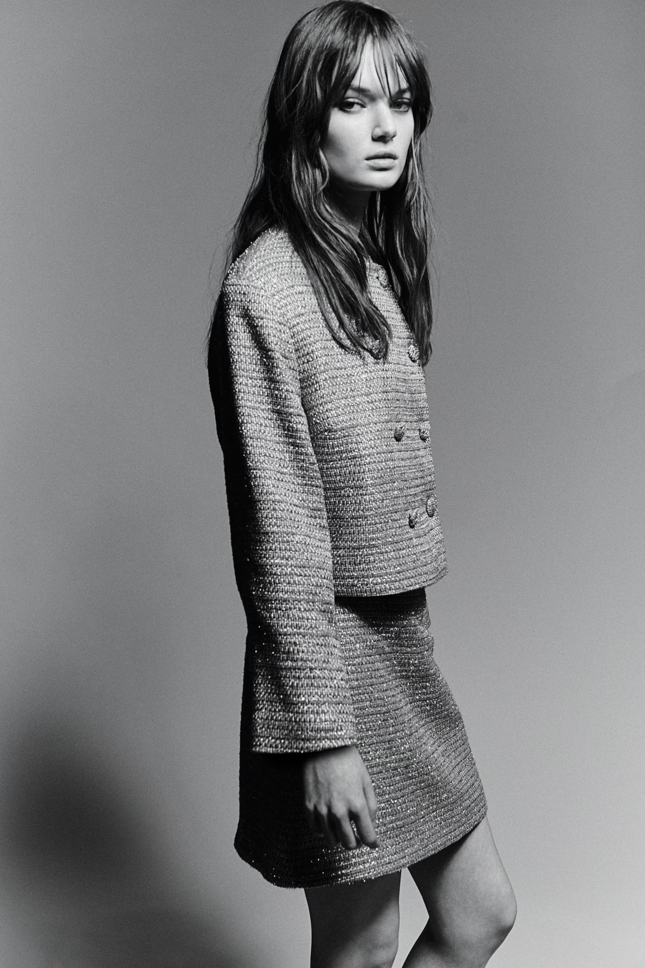 Textured Double-Breasted Jacket | H&M (US + CA)