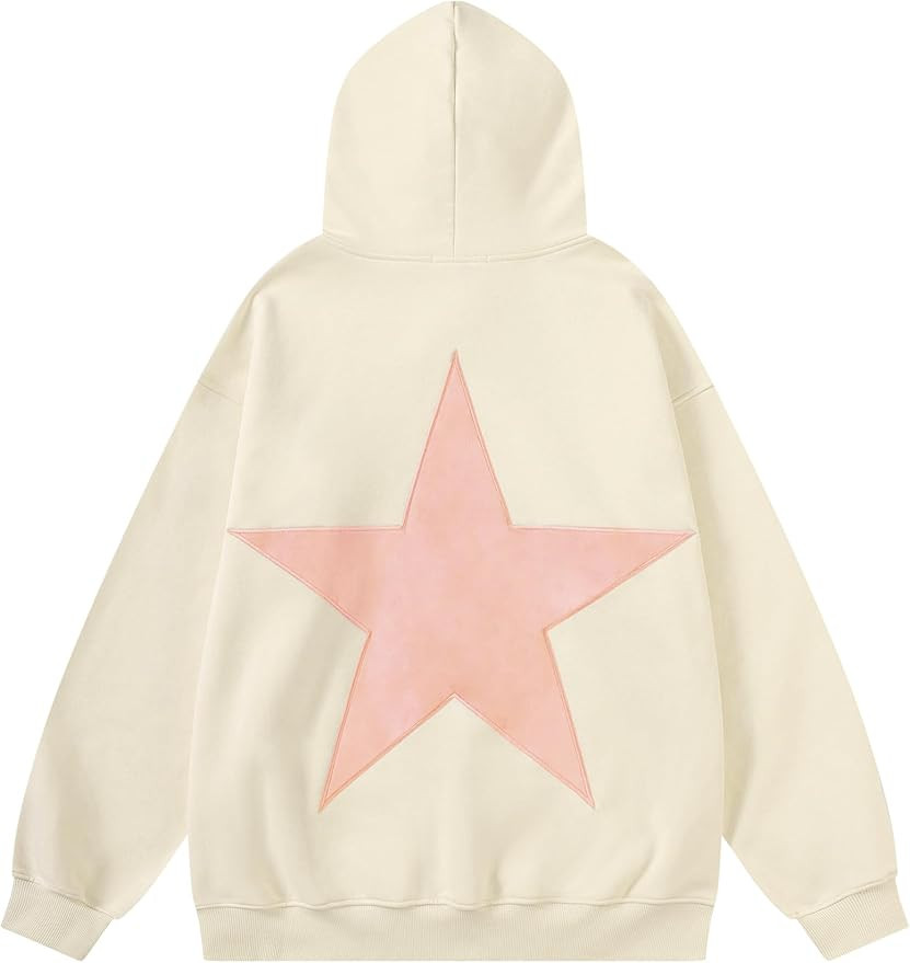 Aelfric Eden Star Hoodies Y2k Oversized Graphic Hoodies Aesthetic 90s Crewneck Sweatshirt Long Sl... | Amazon (US)