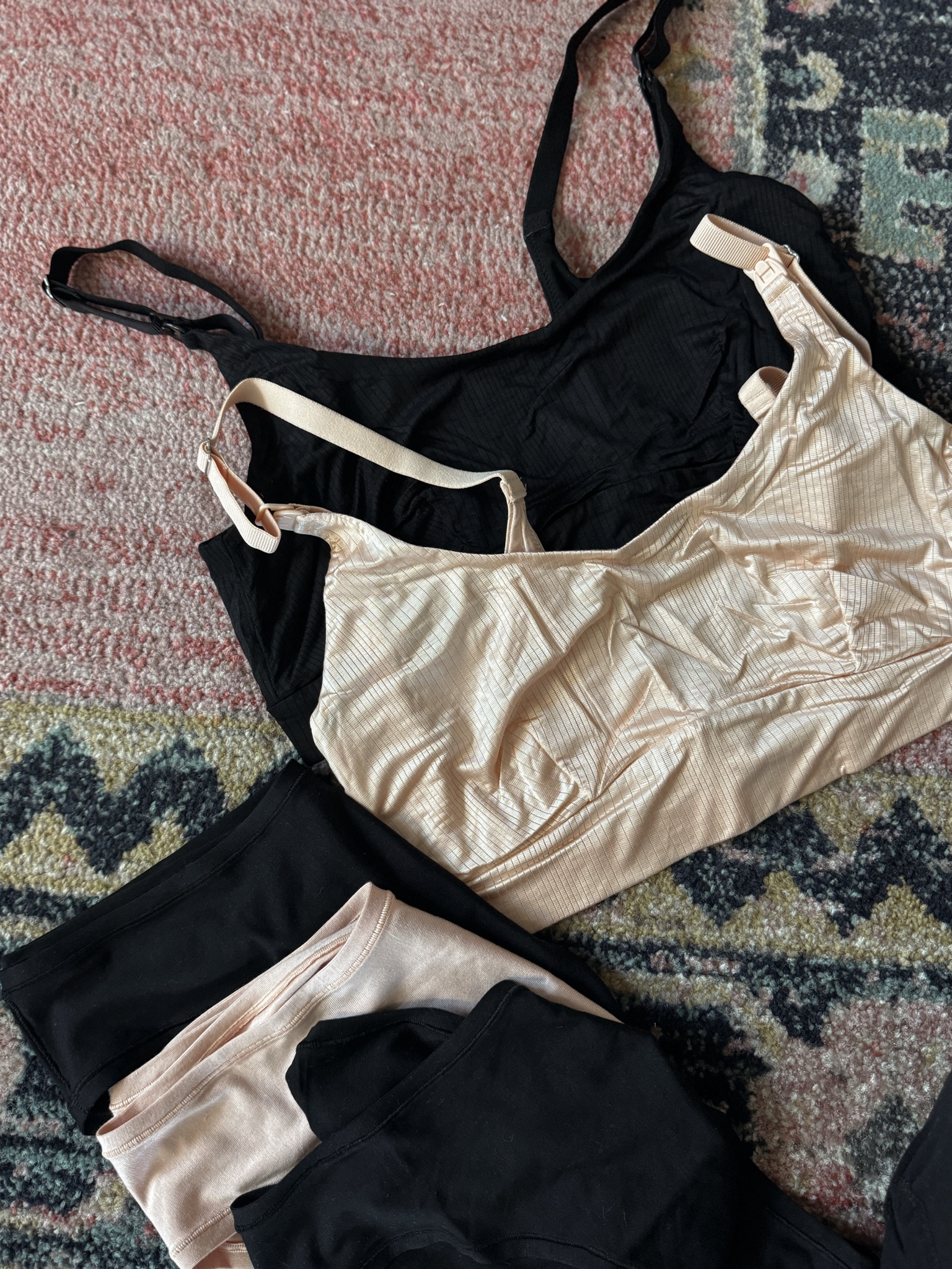 Third trimester means it’s time to prep for those postpartum days. Nursing bras and comfy postpartum underwear are officially making their way into my drawer—because comfort (and practicality) is everything when welcoming baby #2!

#LTKFamily #LTKBaby #LTKBump