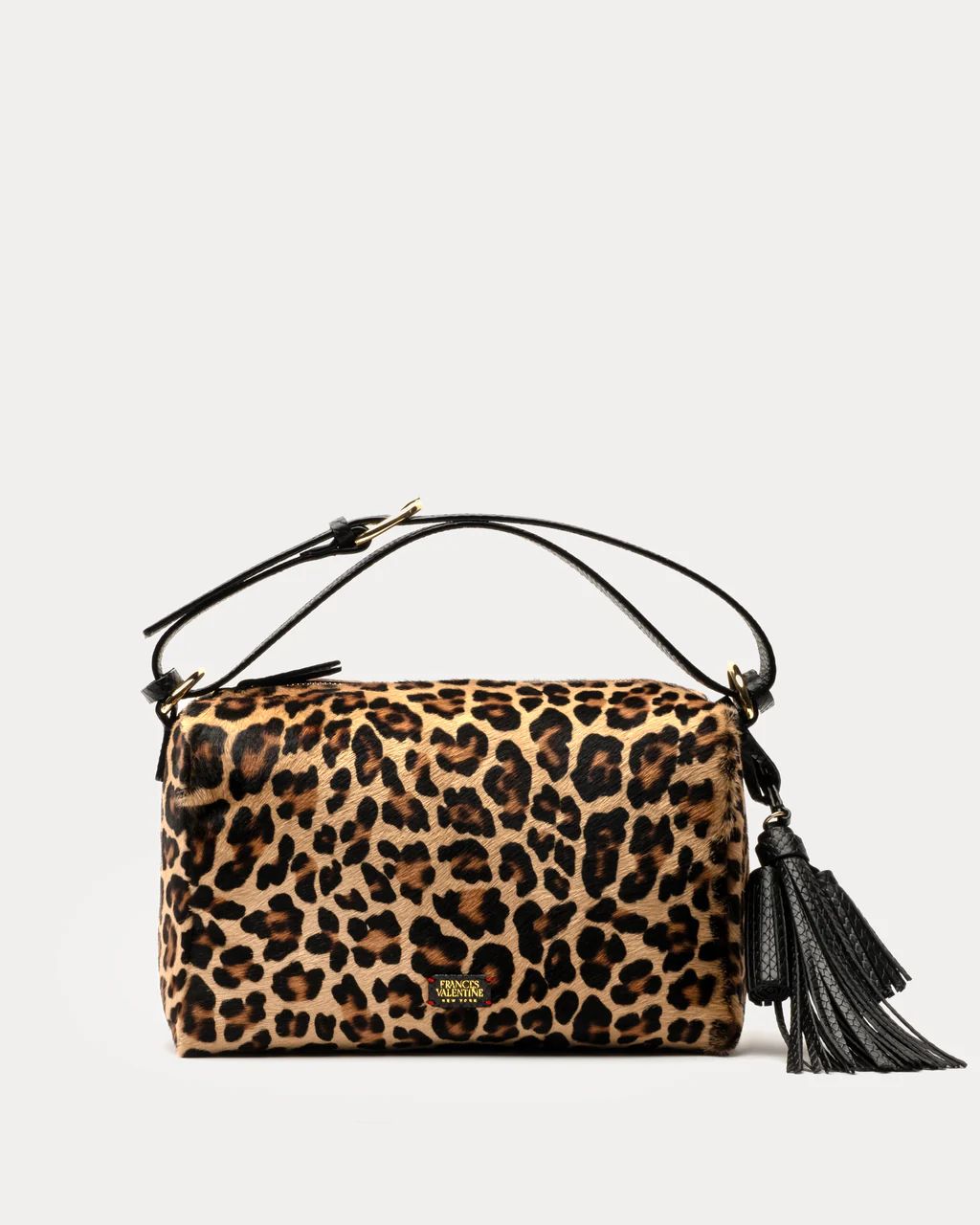 Flannery Bag Leopard Haircalf | Frances Valentine