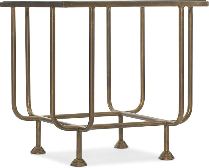 Hooker Furniture Commerce & Market Kiara Metal Square End Table in Bronze | Amazon (US)