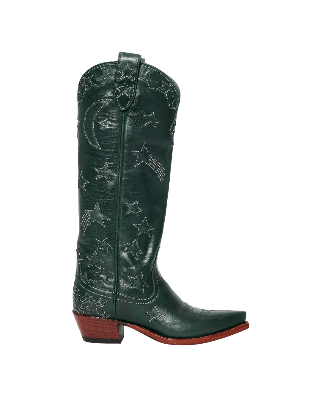 Margretta Forest Green | Luxury Fashion Women's Cowboy Boots | Miron Crosby | Miron Crosby