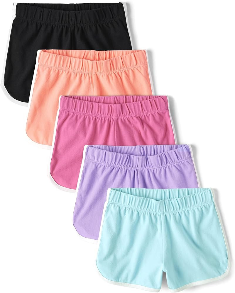 The Children's Place Girls' Knit Dolphin Shorts | Amazon (US)