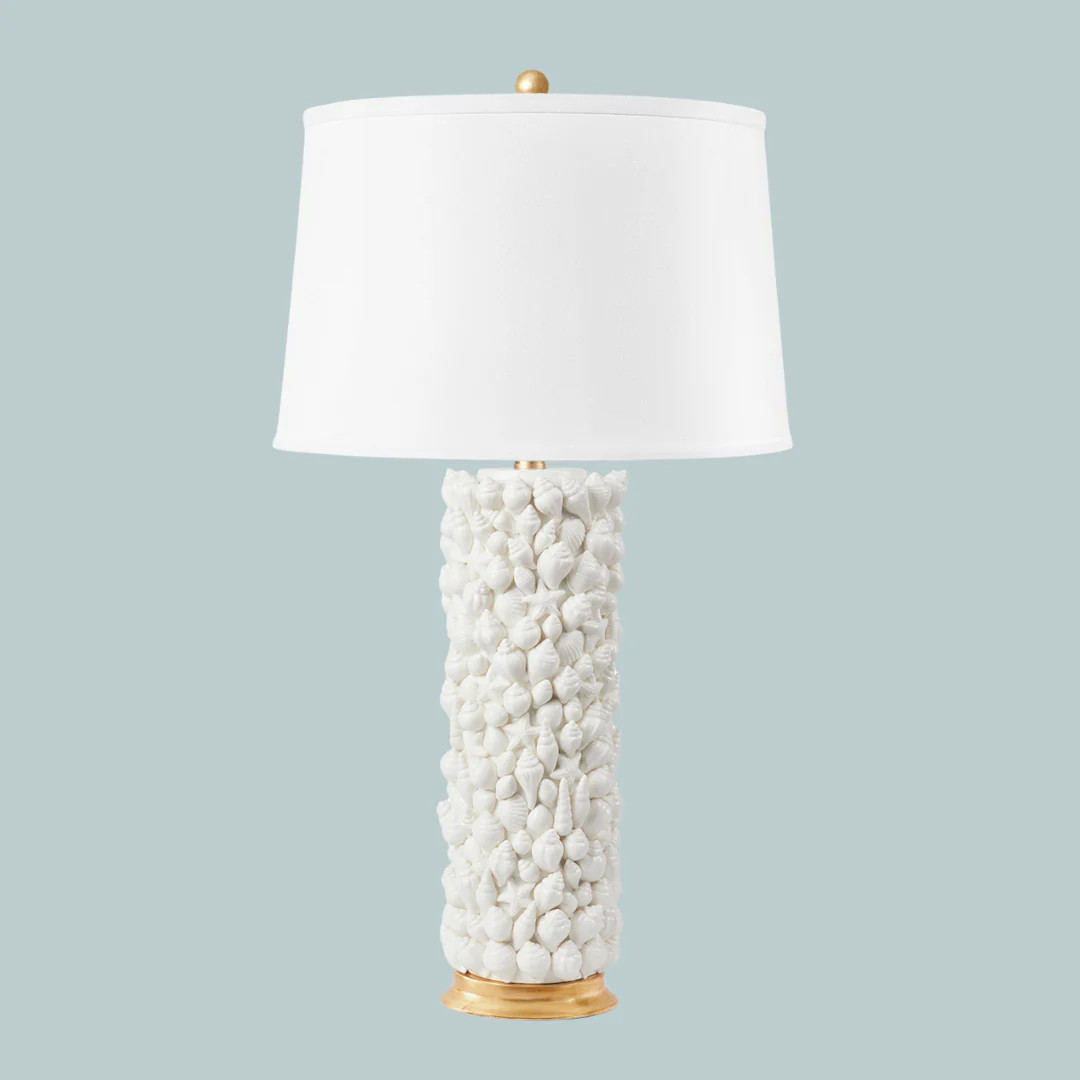 Shell Blanc de Chine Lamp | Dear Keaton