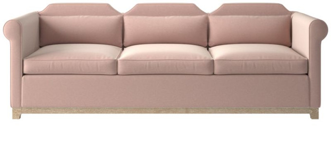 Click for more info about KST Rolled-Arm Dale Blush Pink Sofa by Ross Cassidy | CB2