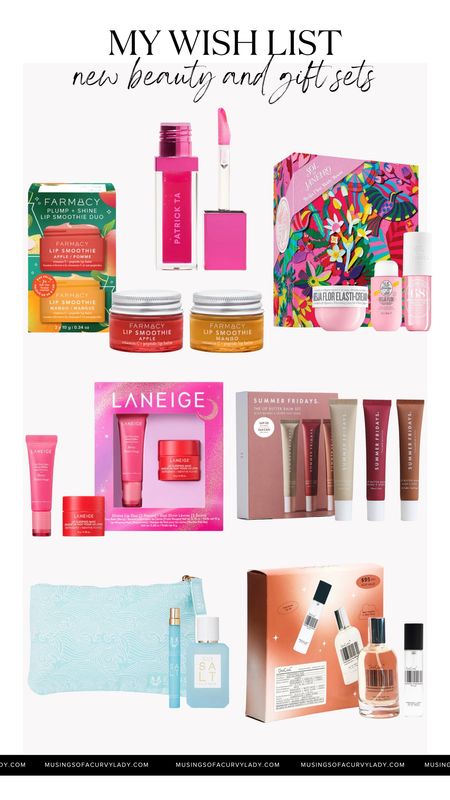 My wish list! New beauty and gift sets!

Lip gloss, lip mask, moisturizer, body spray, lotion, perfume

#LTKSeasonal #LTKGiftGuide #LTKbeauty