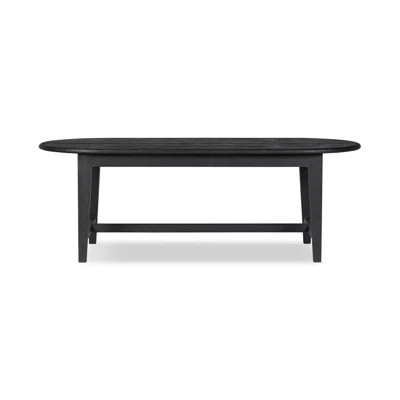 Alfie Dining Table 87"-Black Pine | Wayfair North America