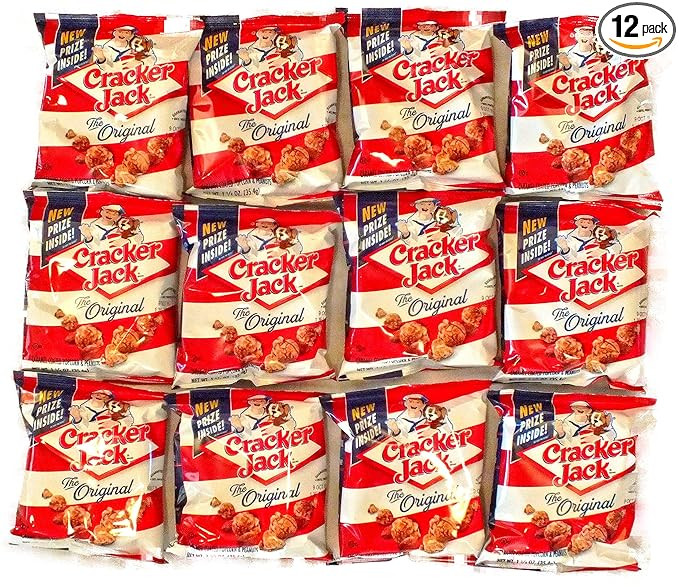 Cracker Jacks Fun Snack Pack bundle - 1.25 oz. bags (12 Count) | Amazon (US)