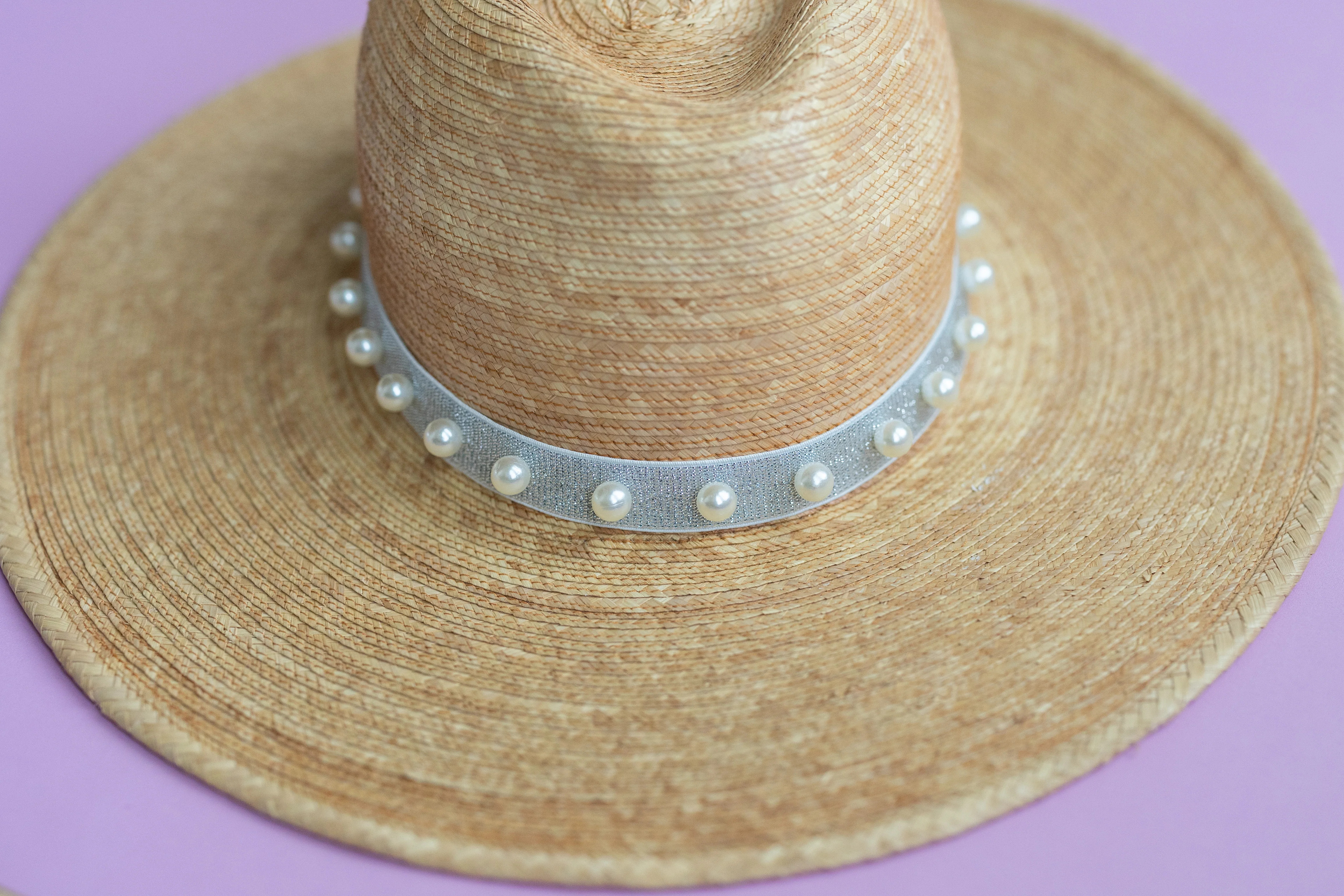 .75” Mini Pearl Hat Band | Bandette Bands