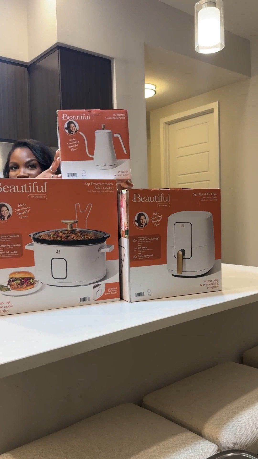 Got the sudden urge to upgrade all of our kitchen appliances to have better functionality and match the aesthetic of our home. So glad I found the “Beautiful”
By Drew Barrymore line @walmart. Love the white finished and gold accents on all of the appliances that give an elevated feel and look at such an affordable price.       

#LTKHoliday #LTKHome #LTKGiftGuide