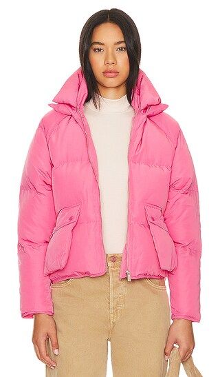 Pluto Puffer Jacket in Barbie Pink | Revolve Clothing (Global)