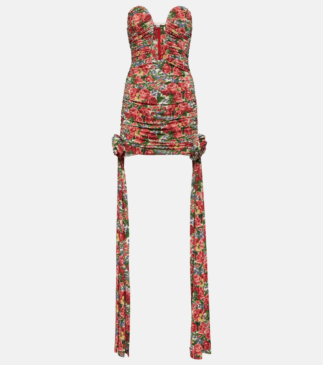 Floral ruched minidress | Mytheresa (DACH)