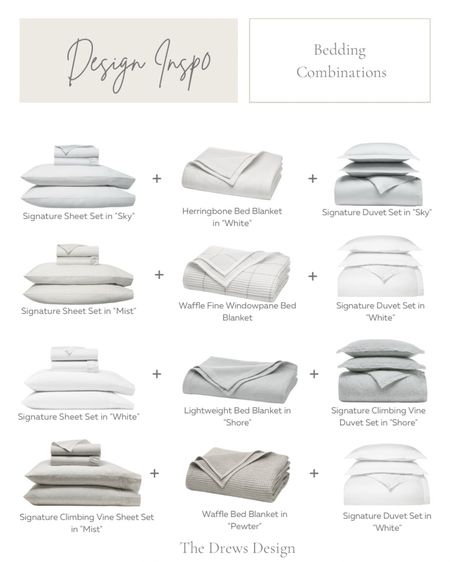 save 25% on organize boll and branch bedding! I put together these sheet, blanket, and duvet set combinations to help create a classic and beautiful bedding look! 

#LTKhome #LTKCyberWeek #LTKsalealert
