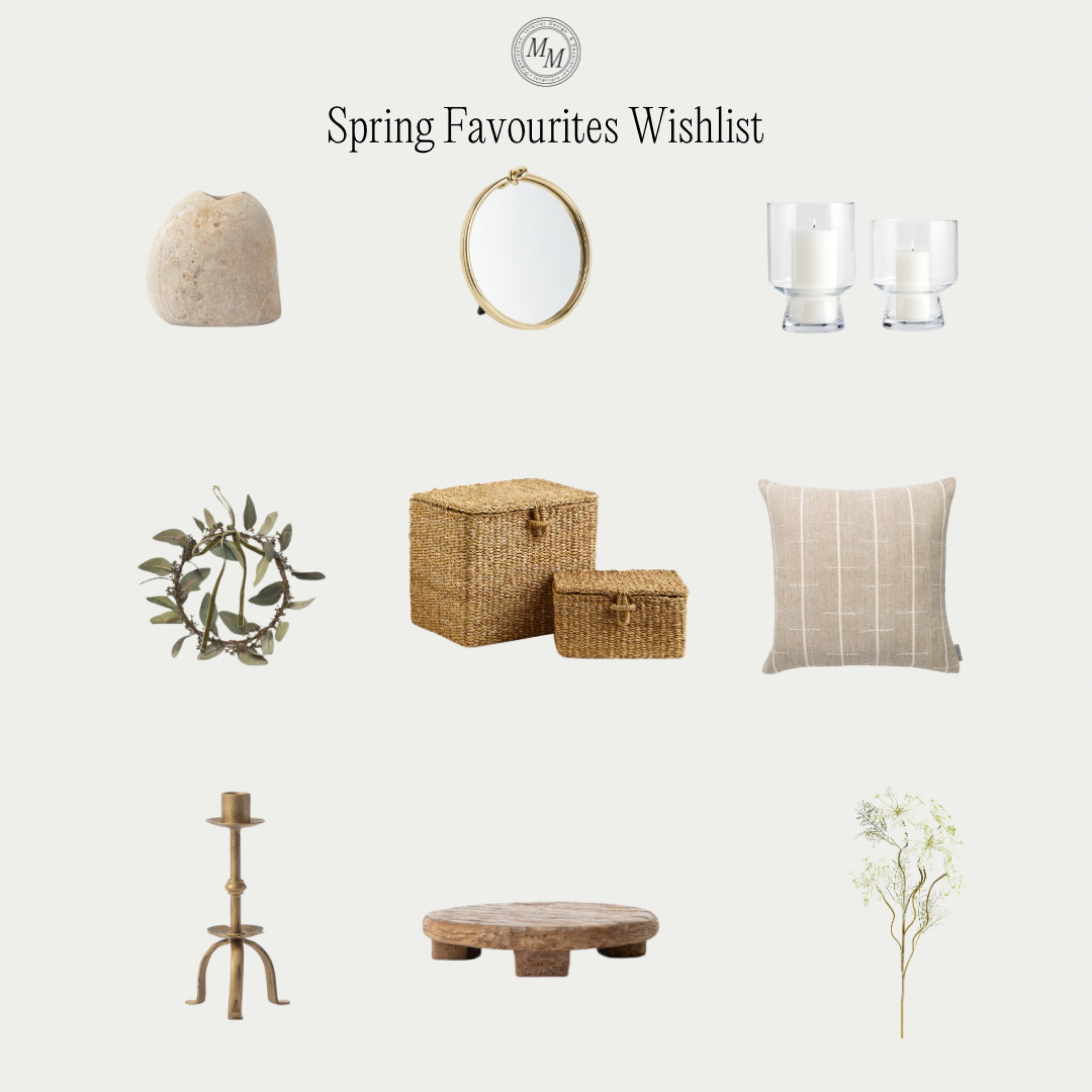 Spring Favourites Wishlist 🌼🌱



#springfavourites #ltkhome #neutralspringdecor #springdecor #springdecorinspo #studiomcgeehome #pbhome #potterybarnhome 

#LTKSpringSale #LTKSeasonal #LTKhome