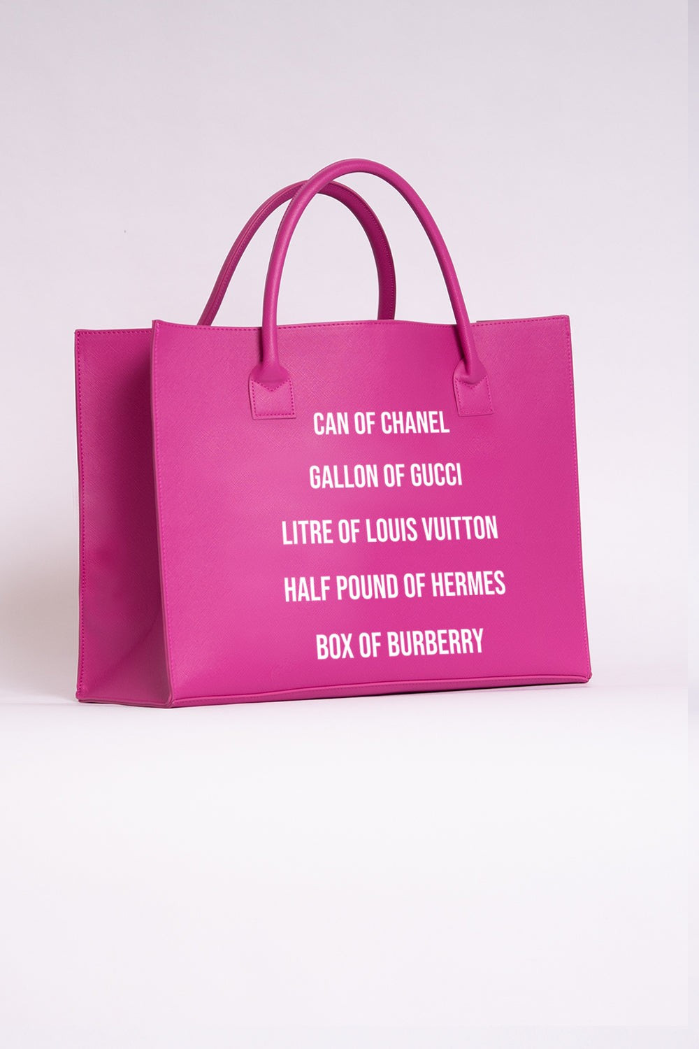 MODERN VEGAN TOTE - Designer Ingredients (Magenta) | Los Angeles Trading Co