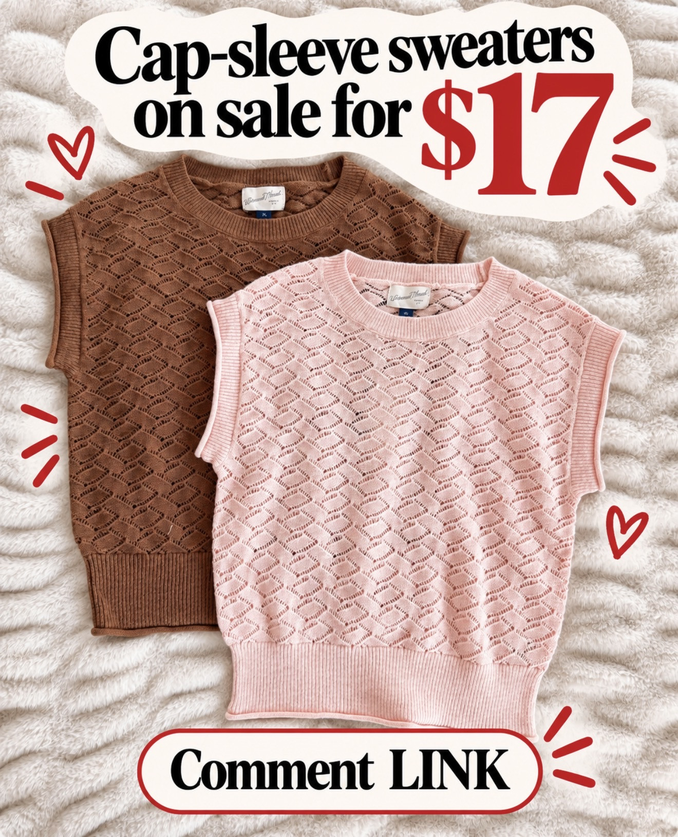 These $17 cap-sleeve sweaters are SO cute for that awkward in-between weather! 😍 Lightweight, pretty and easy to wear alone now or layer later.

#LTKSaleAlert #LTKOver40 #LTKSeasonal