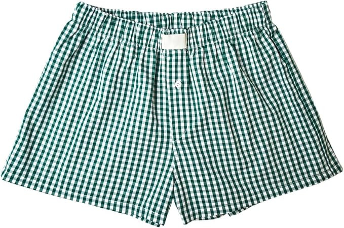 Women's Y2k Pajamas Shorts Cute Plaid Pj Short Pants Flannel Lounge Sleep Shorts Bottoms Elastic ... | Amazon (US)
