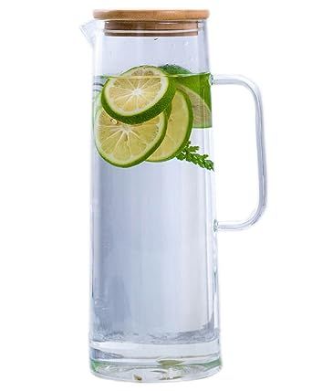 Glass water Pitcher Teapot With Handle for family-1500ml | Amazon (US)