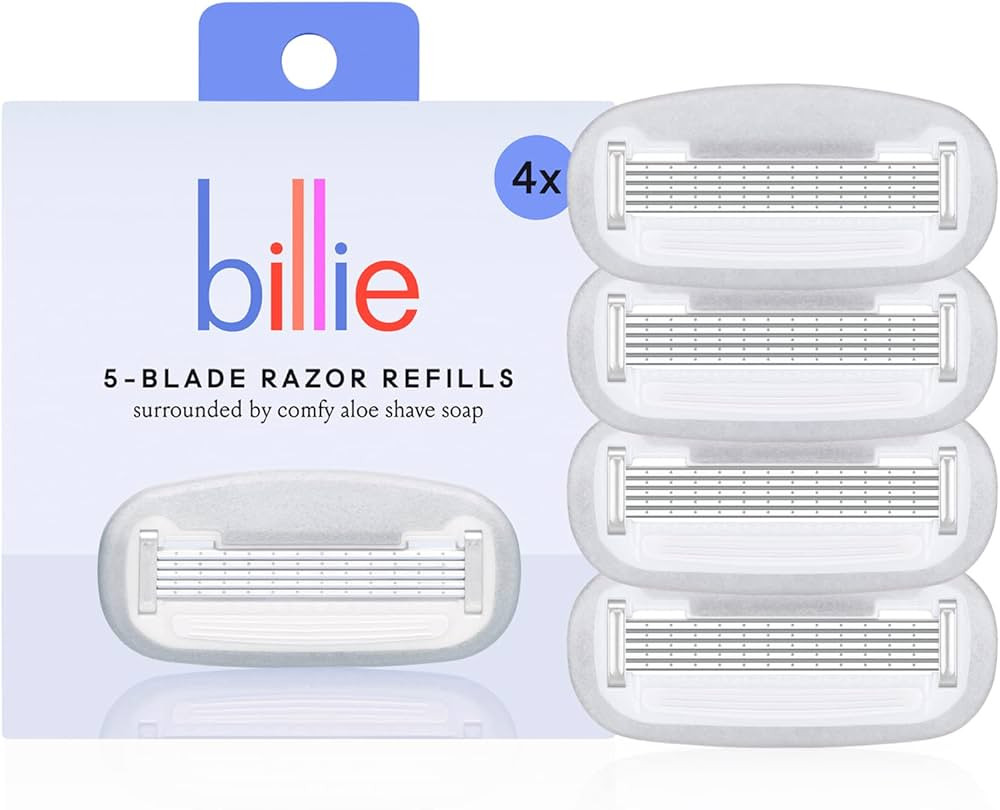 Billie Women’s Razor Refill Blades – 4 Count (Pack of 1) | Amazon (US)
