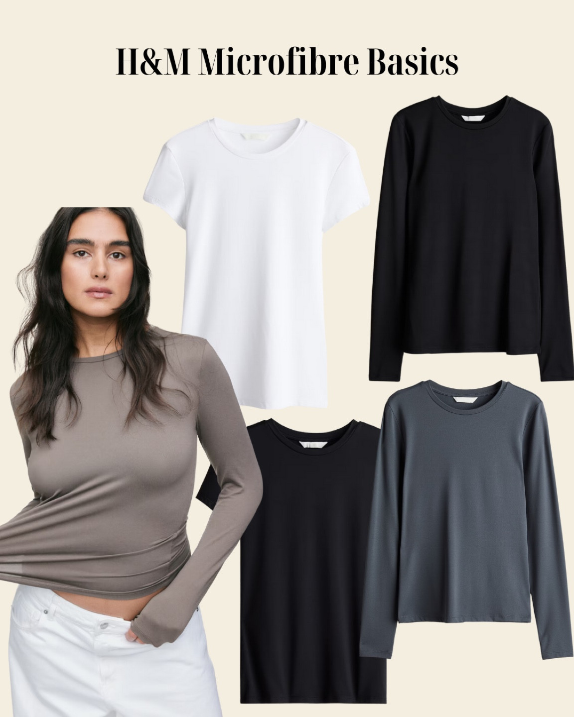 H&M Microfibre T-shirts 