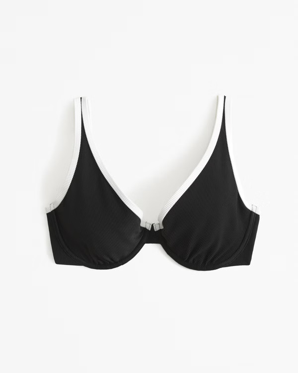 Curve Love High Apex Underwire Bikini Top | Abercrombie & Fitch (US)