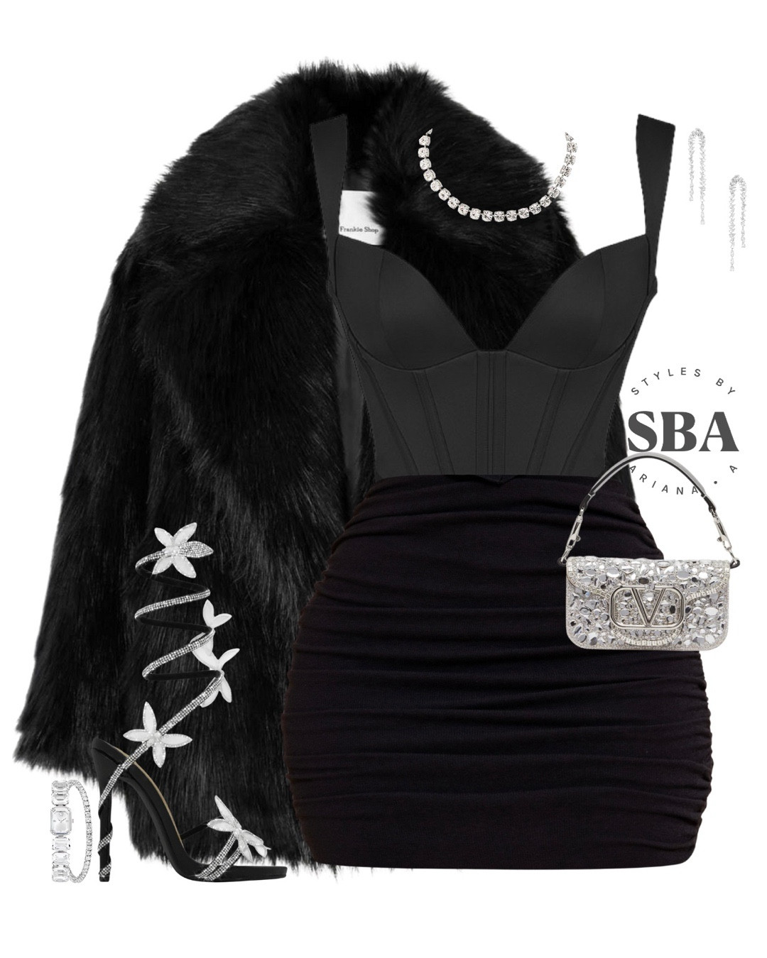 Stepping into the night in sleek all black, with a silver touch that shines bright. 🩶 #NightOutGlow

#LTKstyletip #LTKshoecrush #LTKMostLoved